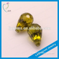 Factory Price Olive Tear Drop Shape Loose CZ Gemstone Bead